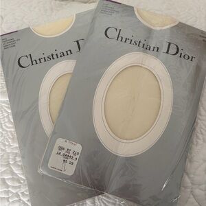 Size 2 Vintage Dior Alabaster Hosiery